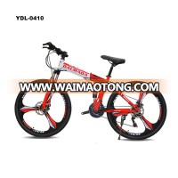 Chinese Dirt bike 21 Speed Mountain Bike 26 Inch Folding Bicycle Three Knives Integrated Wheel MTB